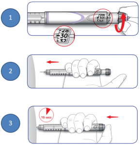 SoloSTAR Insulin Injection Procedure