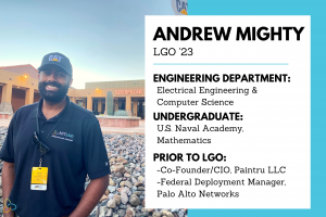 Black History Month Student Feature 2022, Andrew Mighty LGO '23